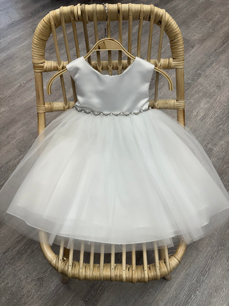 Jolene KD540 Infant Dress - White Jolene KD540 Infant Dress - White