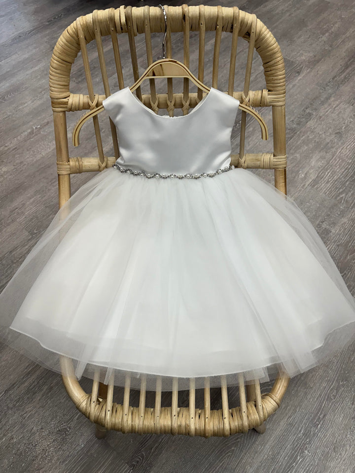 Jolene KD540 Infant Dress - White Jolene KD540 Infant Dress - White