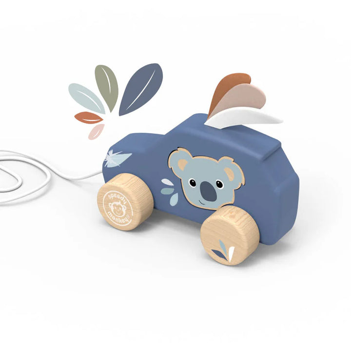 Speedy Monkey Pull along Car