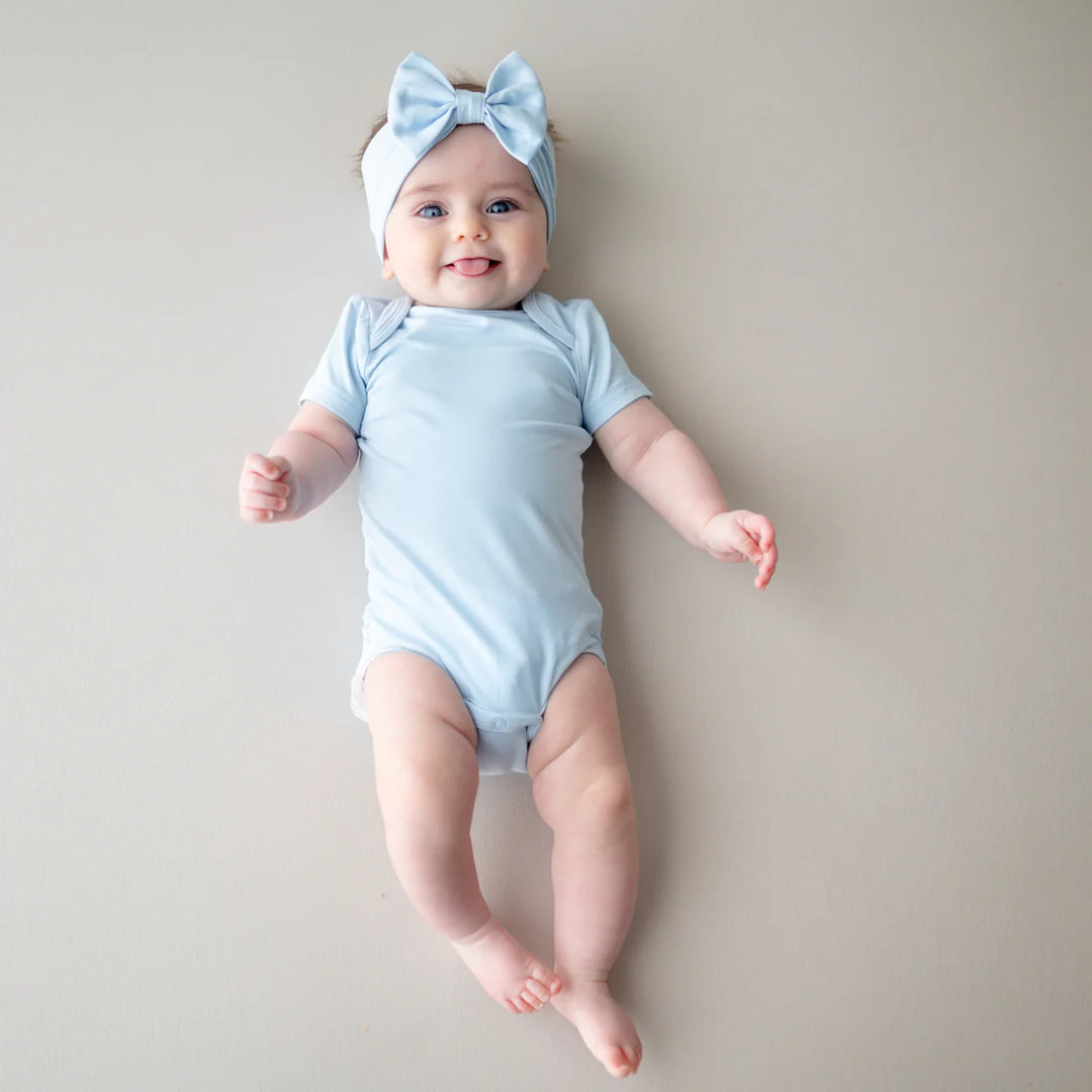 Kyte Baby Short Sleeve Bodysuit - Breeze
