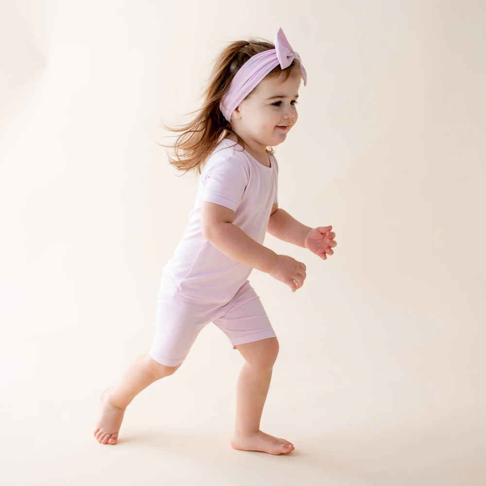 Kyte Baby Short Sleeve Toddler Pajama Set - Thistle