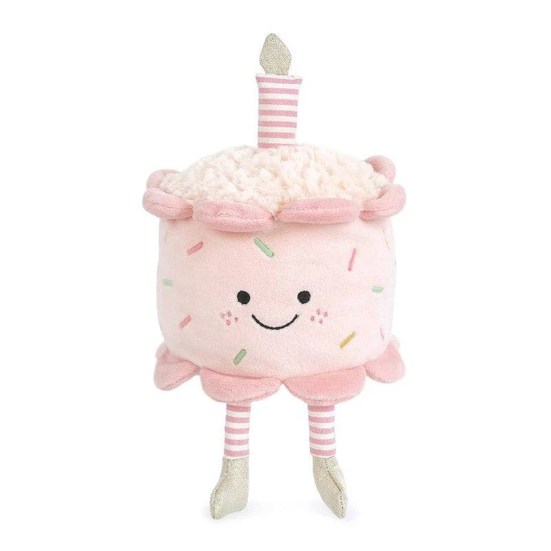 Mon Ami Plush Toy - Happy Birthday Cake - Pink