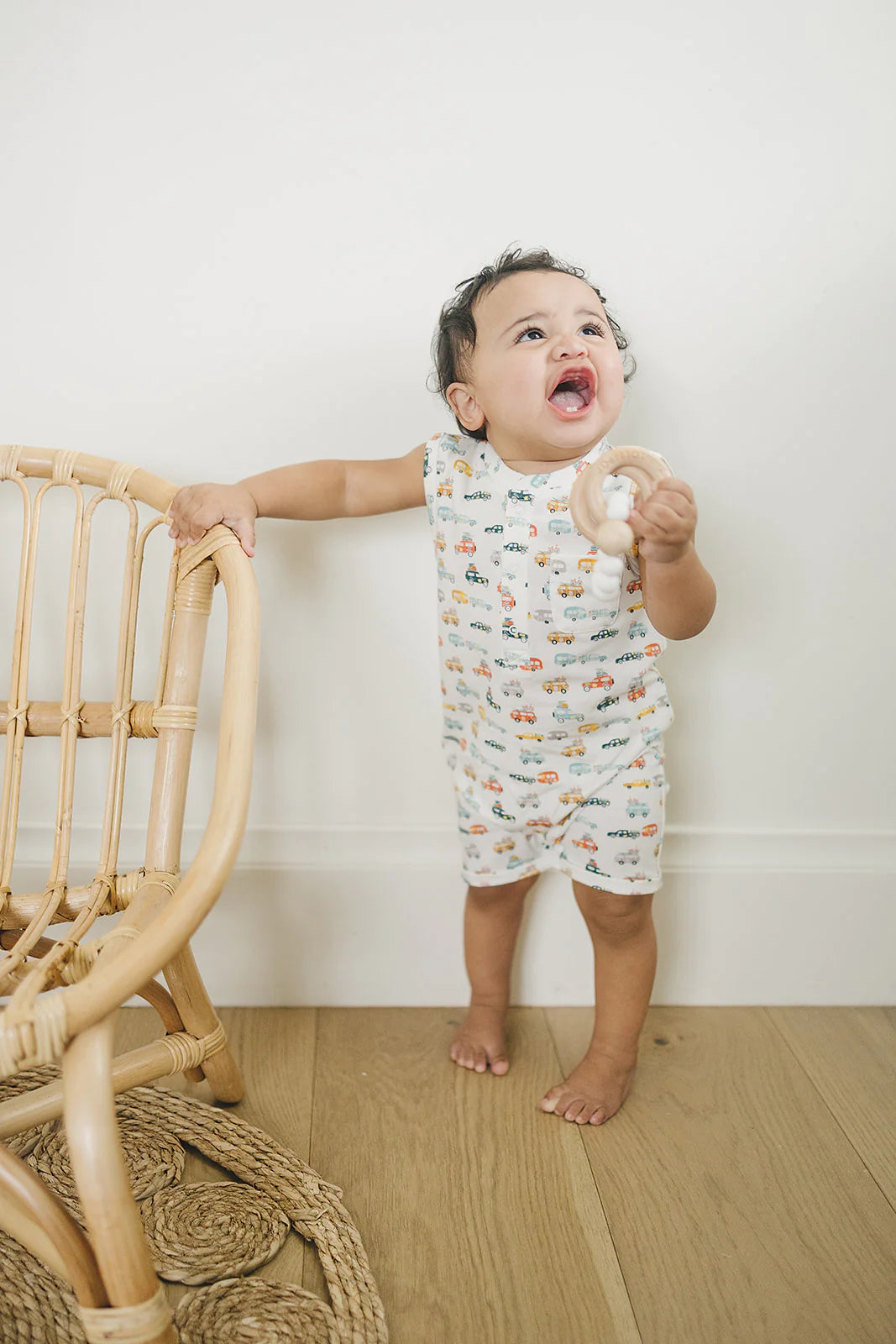 LouLou Lollipop Short Romper - Camper Vans LouLou Lollipop Short Romper - Camper Vans