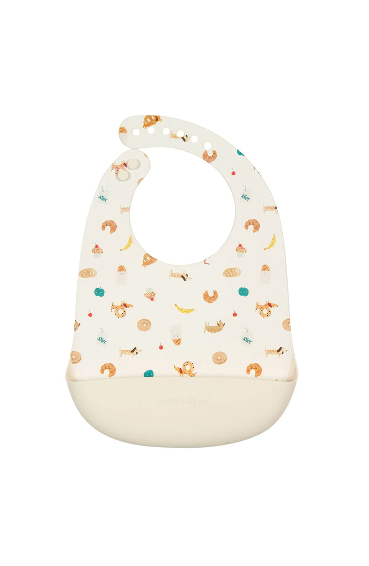 Loulou Lollipop Silicone Bib Printed