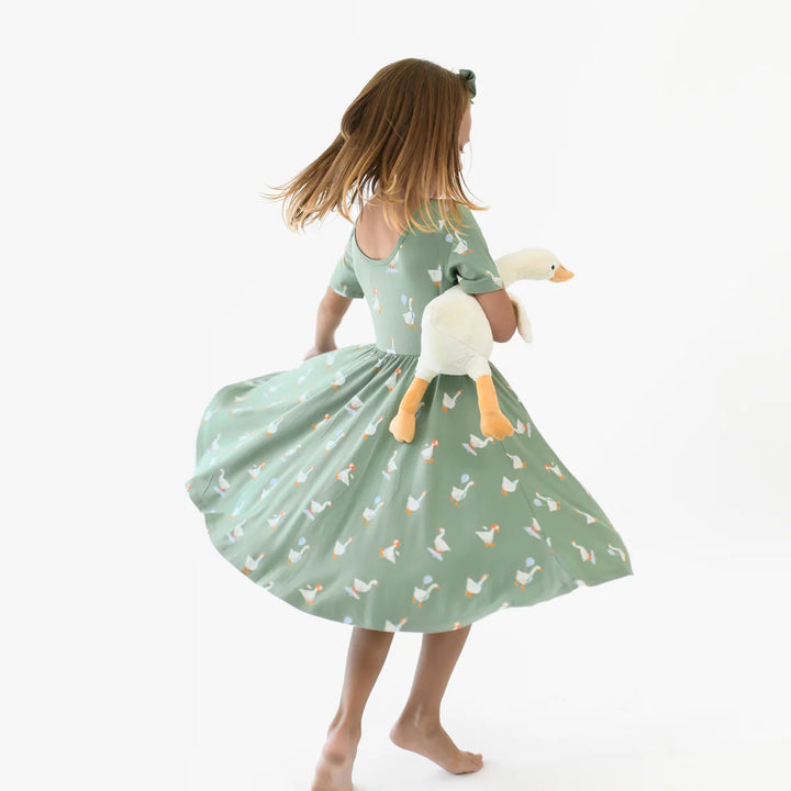 Kyte Baby Short Sleeve Twirl Dress - Silly Goose