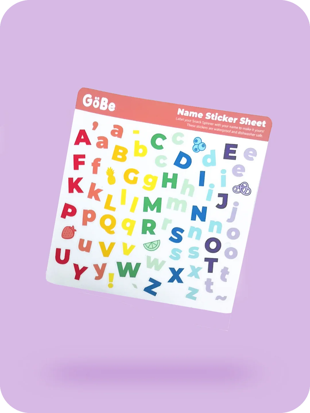 Gobe Name Sticker Sheet