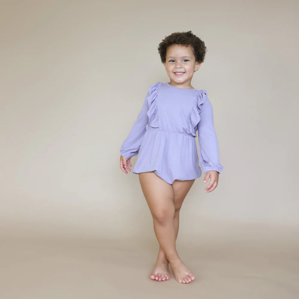 Kyte Baby Bamboo Jersey Bubble Romper - Taro Kyte Baby Bamboo Jersey Bubble Romper - Taro