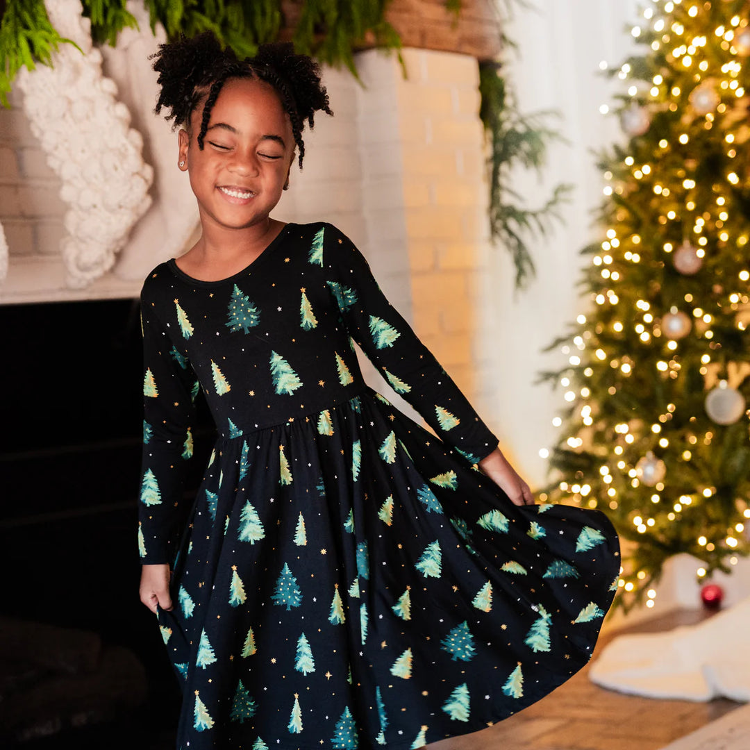 Kyte Baby Long Sleeve Twirl Dress - Twinkle Tree