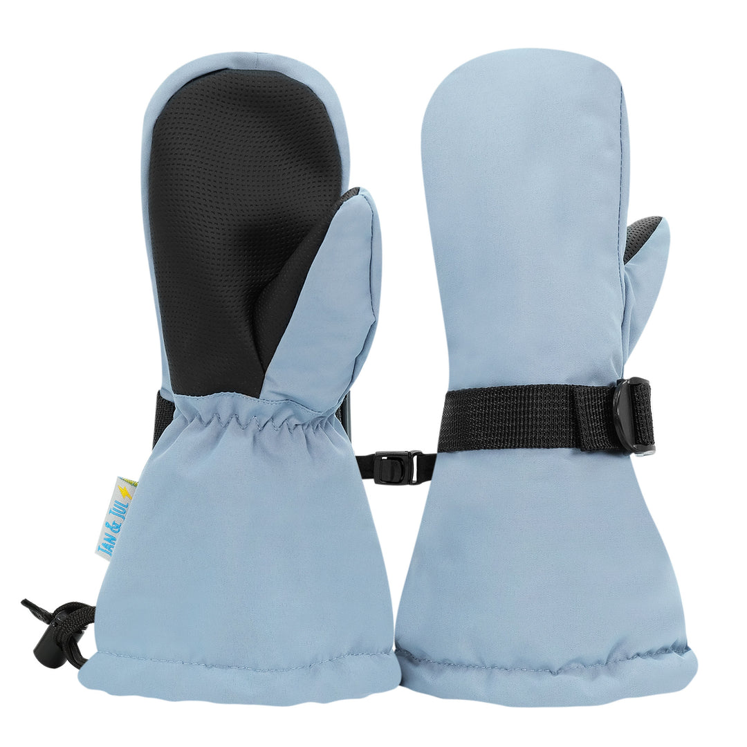 Jan &amp; Jul Toasty-Dry Waterproof Snow Mittens - Dusty Blue