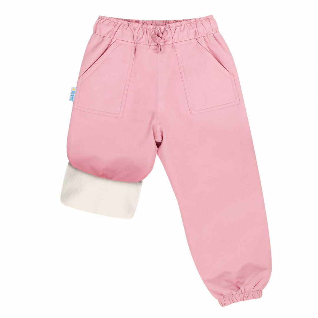 Jan &amp; Jul Cozy-Dry Rain/Snow Pants (Fleece Lined) - Dusty Pink
