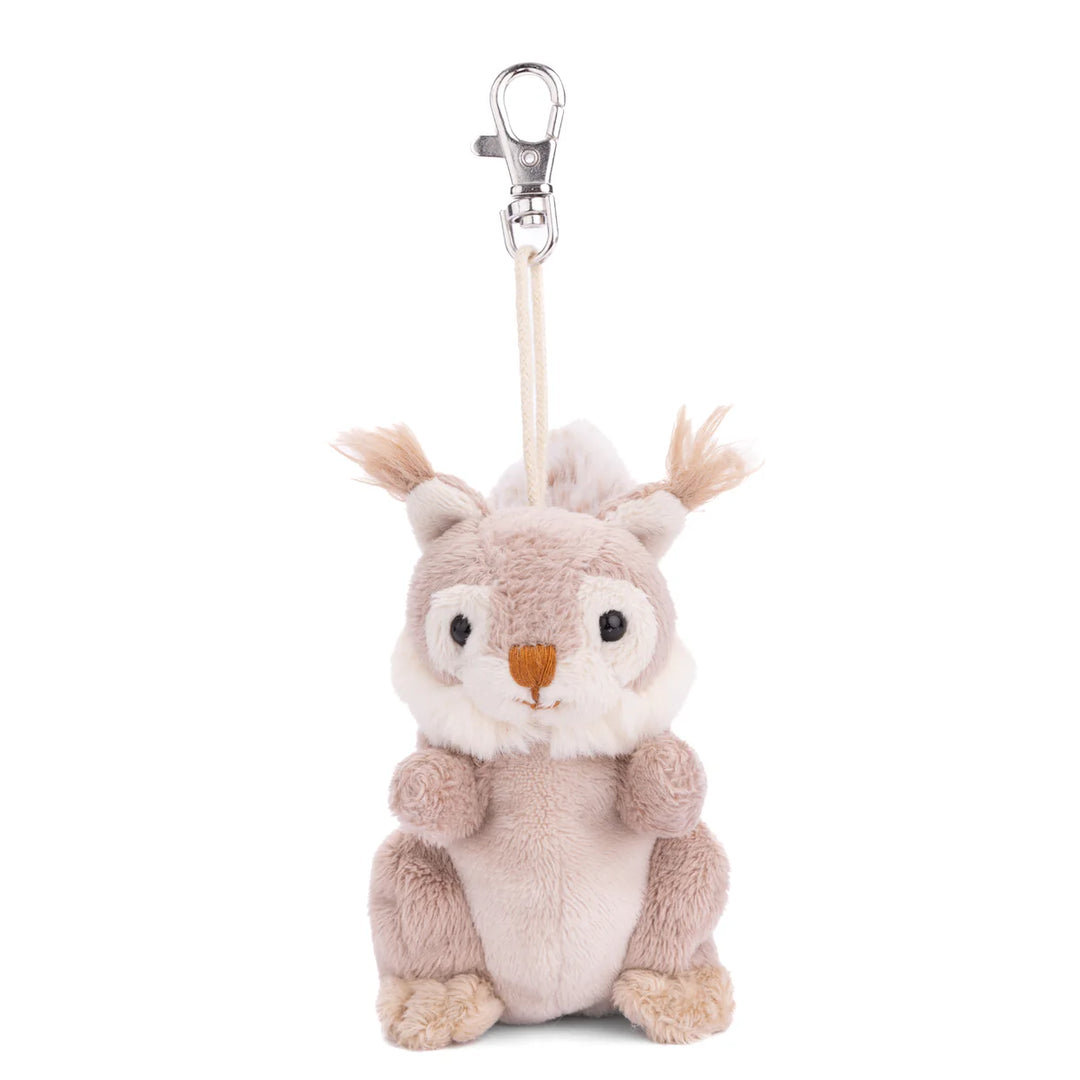 Bukowski Bears Bag Charm - Wiggles Squirrel - Gray