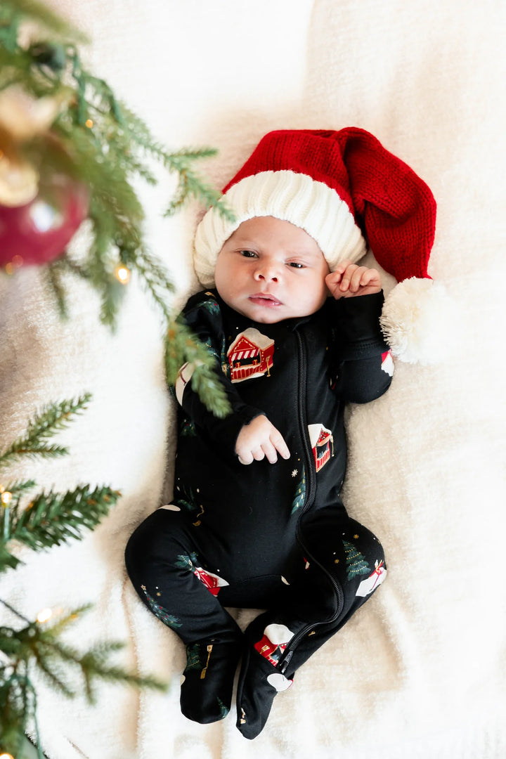 Kyte Baby Zippered Footie - Winter Wonderland