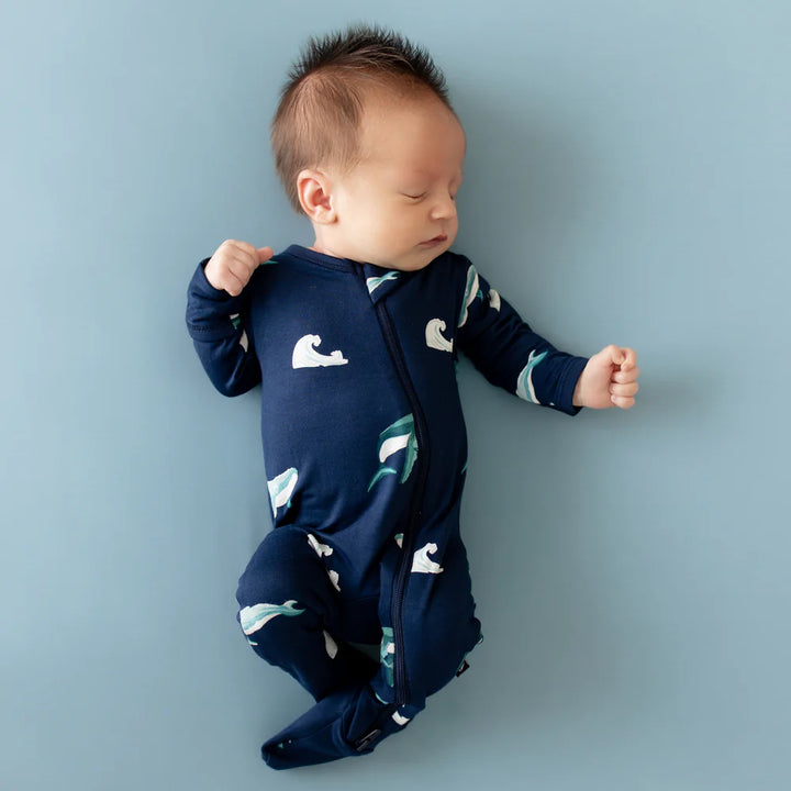 Kyte Baby Zippered Footie - Humpback