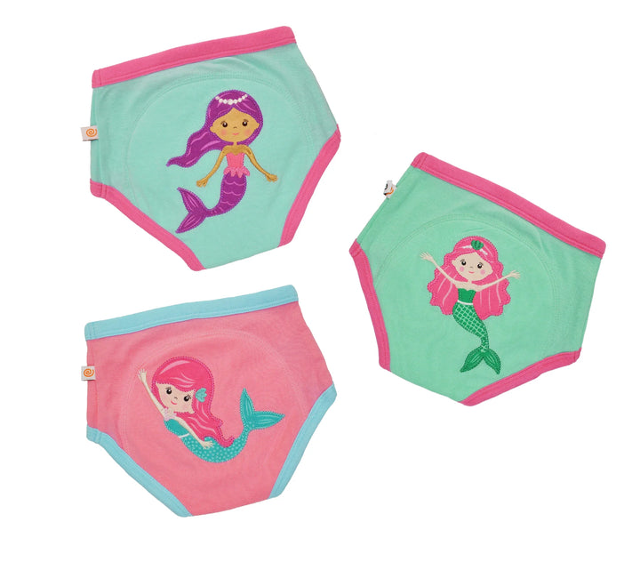 Zoocchini - Organic Potty Training Pants 3pk - Mermaids