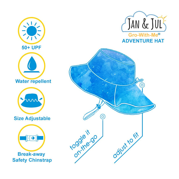 Jan &amp; Jul Aqua Dry Xplorer Hat - Pink Ice Cream