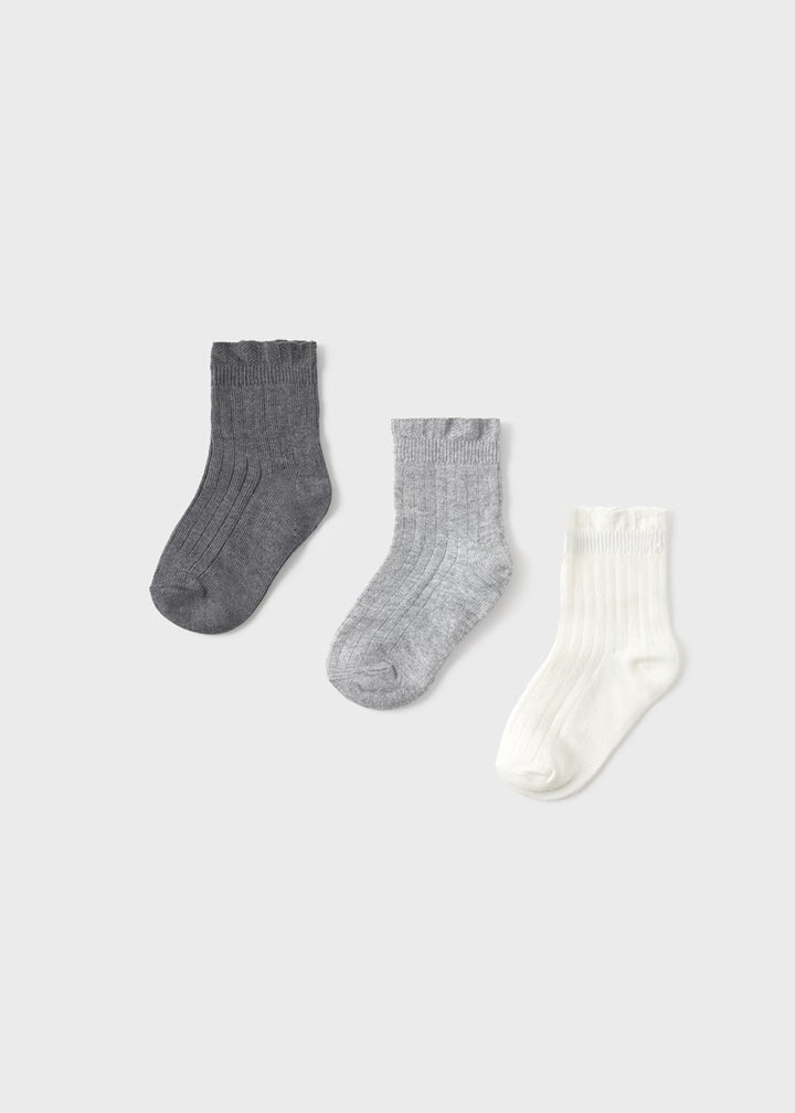 Mayoral Socks Set - Silver