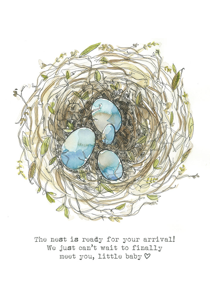 Greeting Cards - Benjamin/ The Nest Is Ready For Your Arrival