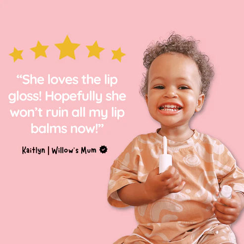 No Nasties Christmas Limited Edition Natural Kids Lip Gloss Gingerbread