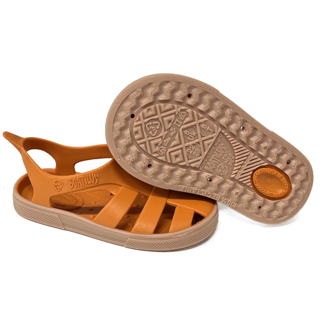 Boatilus Bioty Sandal - Pumpkin/Beige