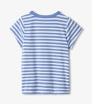 Hatley Bamboo Tee - Cornflower Stripes