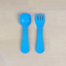 Re-Play Tiny Utensils - Single Fork and Spoon Re-Play Tiny Utensils - Single Fork and Spoon