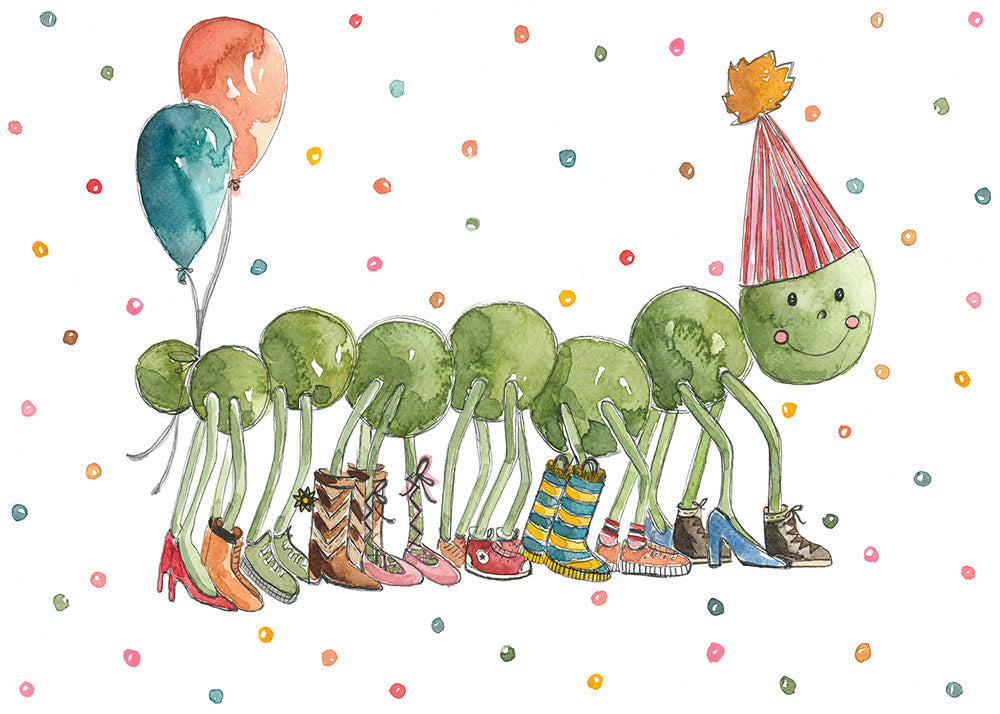 Greeting Cards - Eli/Party Caterpillar