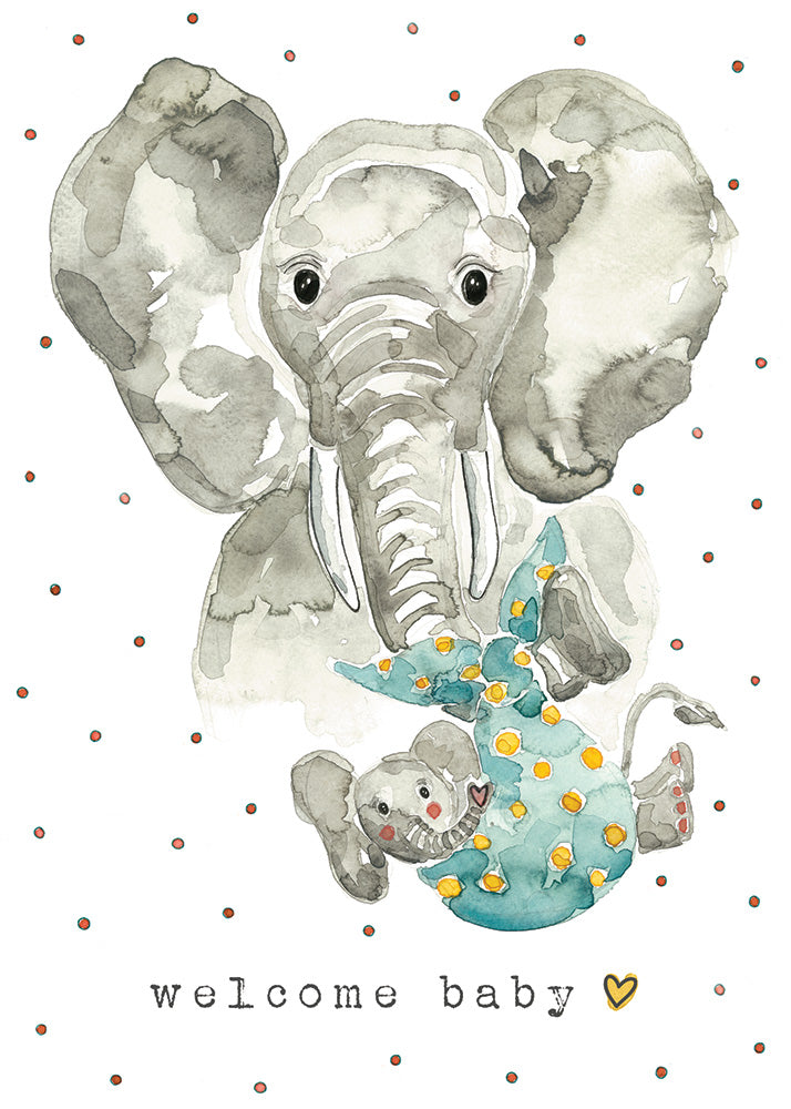 Stephanie Reniere Illusrtation Cards - Elias/ Welcome Baby Stephanie Reniere Illusrtation Cards - Elias/ Welcome Baby