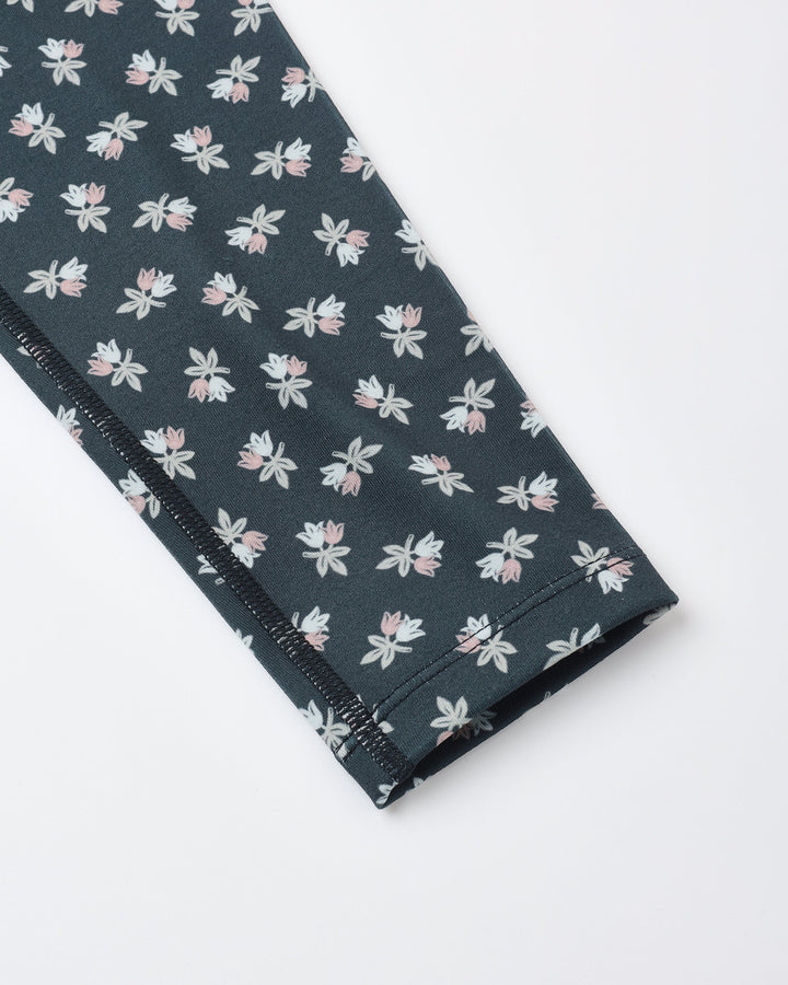 Rylee and Cru Basic Legging - Blue Blooms