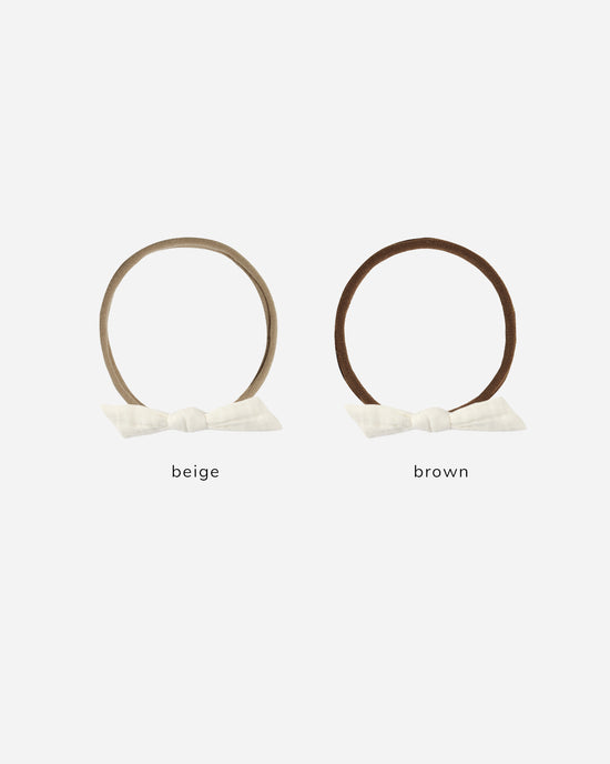Rylee and Cru Little Knot Headband - Ivory