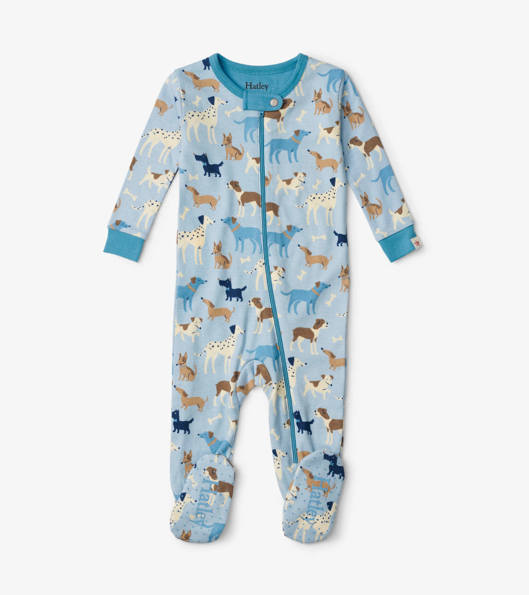 Hatley Footed Coverall - Playtime Puppies Hatley Footed Coverall - Playtime Puppies