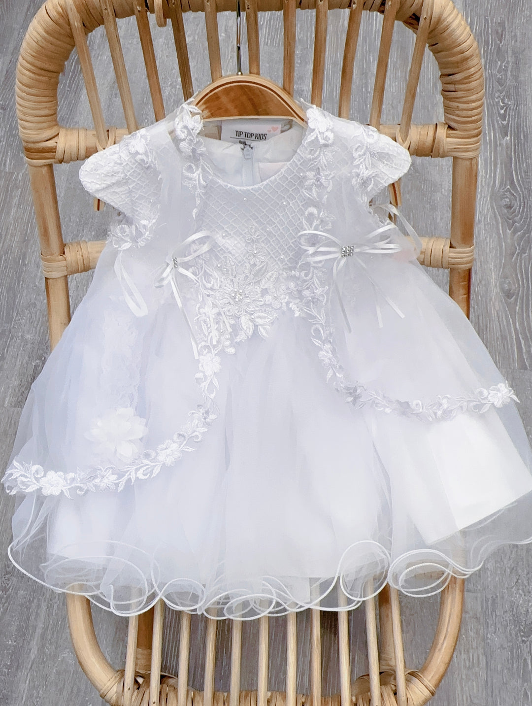 Jolene SKB871 Infant Dress - Champaign Jolene SKB871 Infant Dress - Champaign