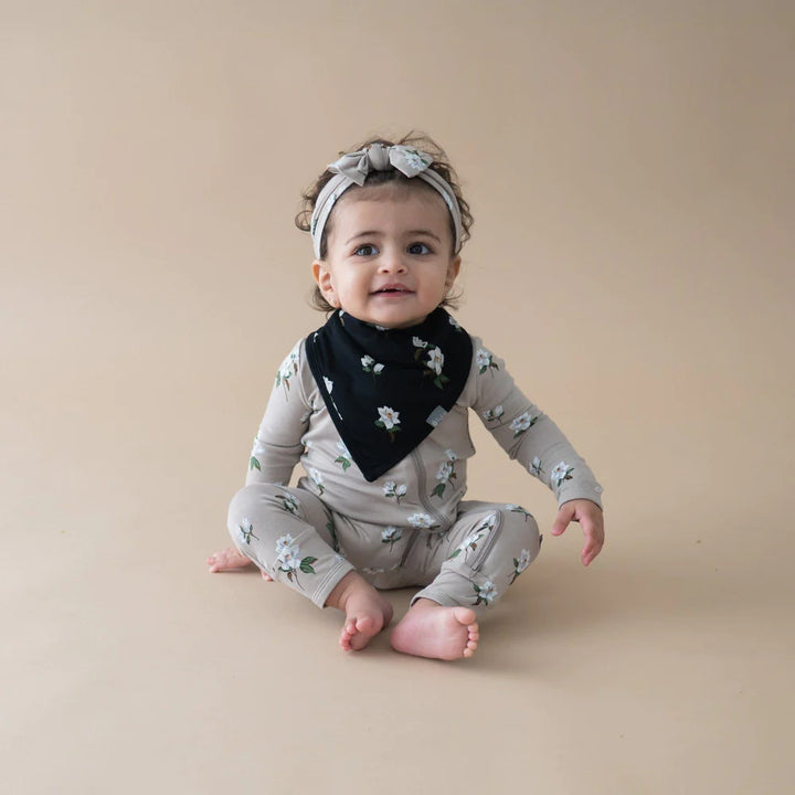 Kyte Baby Bib - Small Midnight Magnolia Kyte Baby Bib - Small Midnight Magnolia