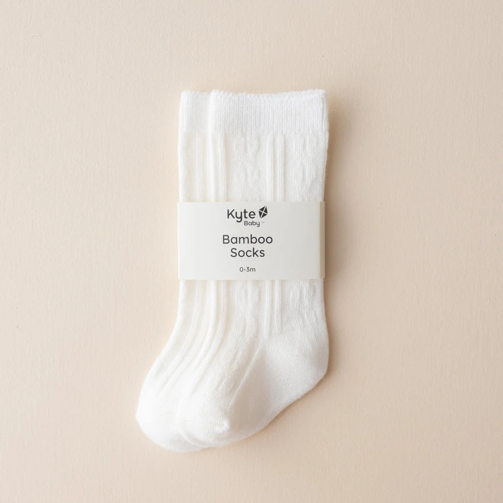 Kyte Baby Knee High Socks in Cloud