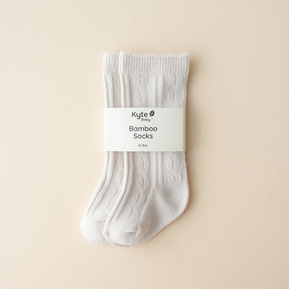 KyteBaby Knee High Socks in Oat