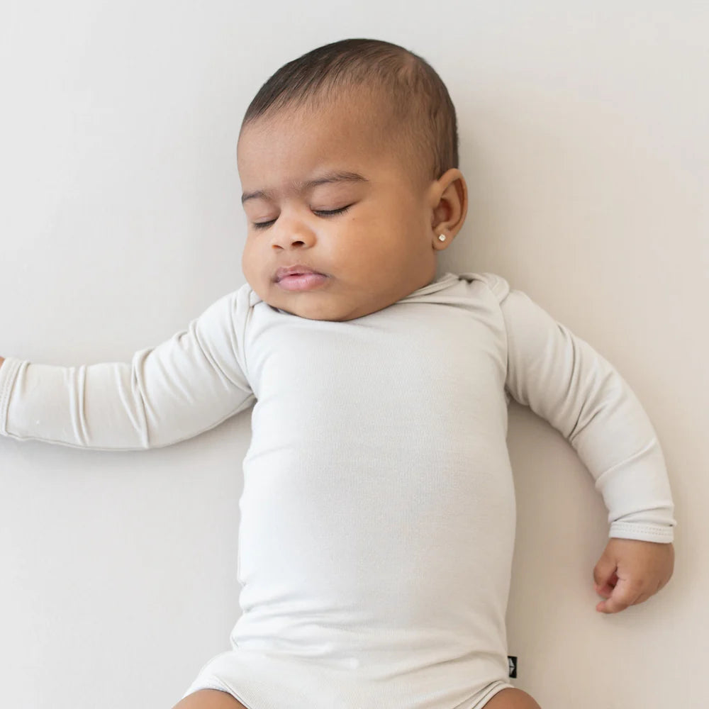 Kyte Baby Long Sleeve Bodysuit - Oat