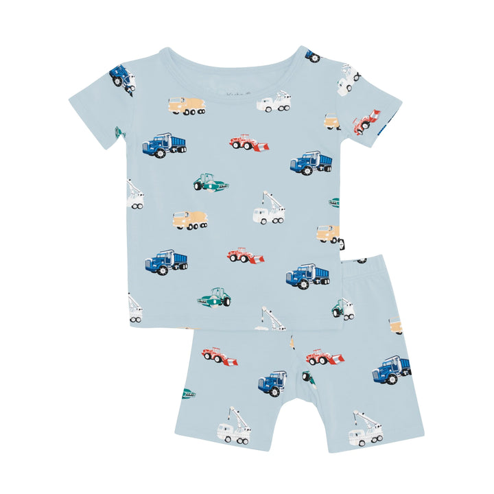 Kyte Baby Short Sleeve Toddler Pajama Set - Construction Kyte Baby Short Sleeve Toddler Pajama Set - Construction