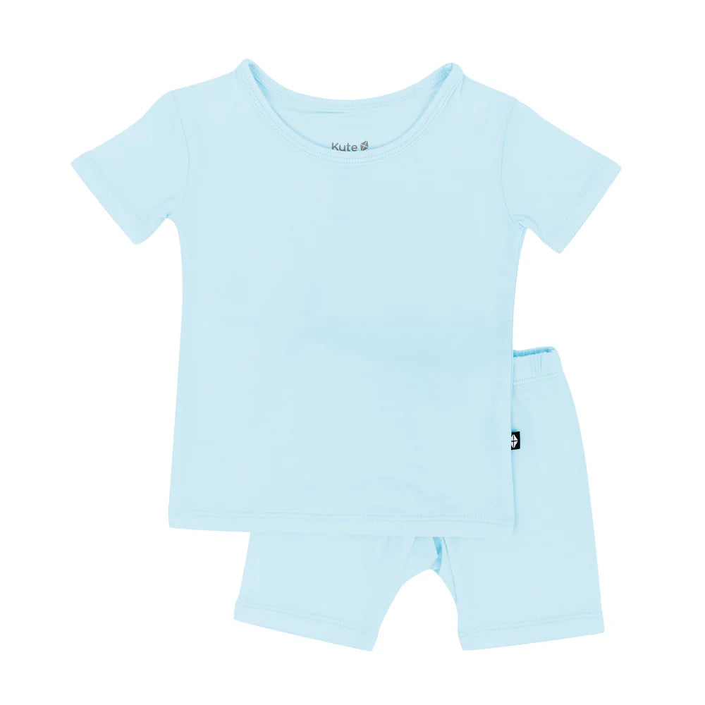 Kyte Baby Short Sleeve Toddler Pajama Set - Powder Kyte Baby Short Sleeve Toddler Pajama Set - Powder