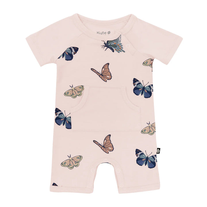 Kyte Baby Shortall - Blush Butterfly