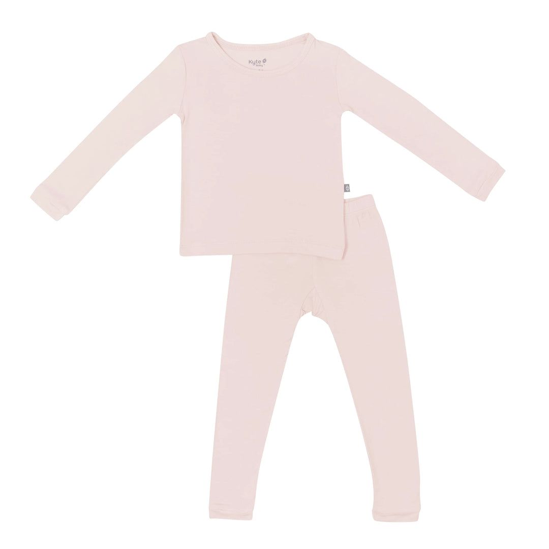Kyte Baby Long Sleeve Toddler Pajamas - Blush