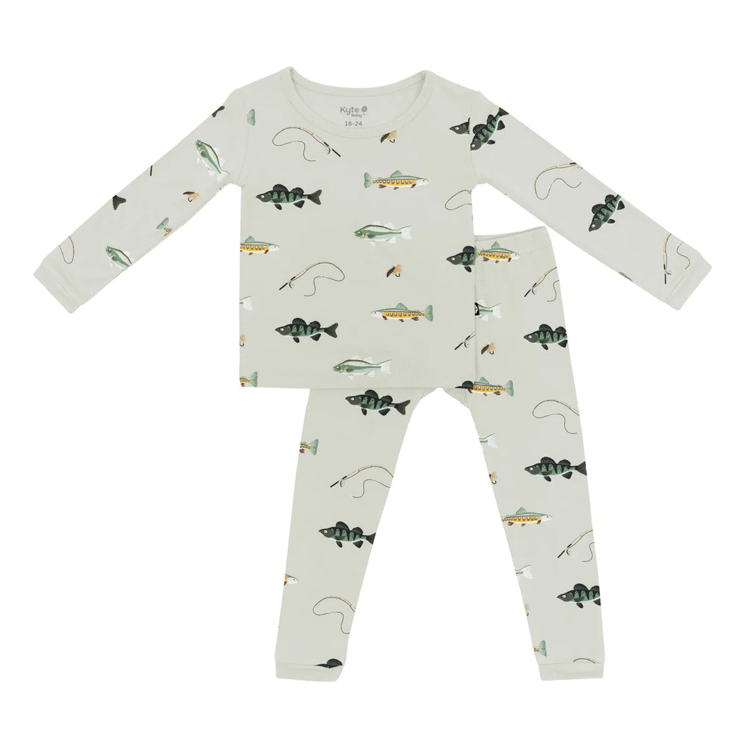 Kyte Baby Long Sleeve Toddler Pajama Set - Fishing Kyte Baby Long Sleeve Toddler Pajama Set - Fishing