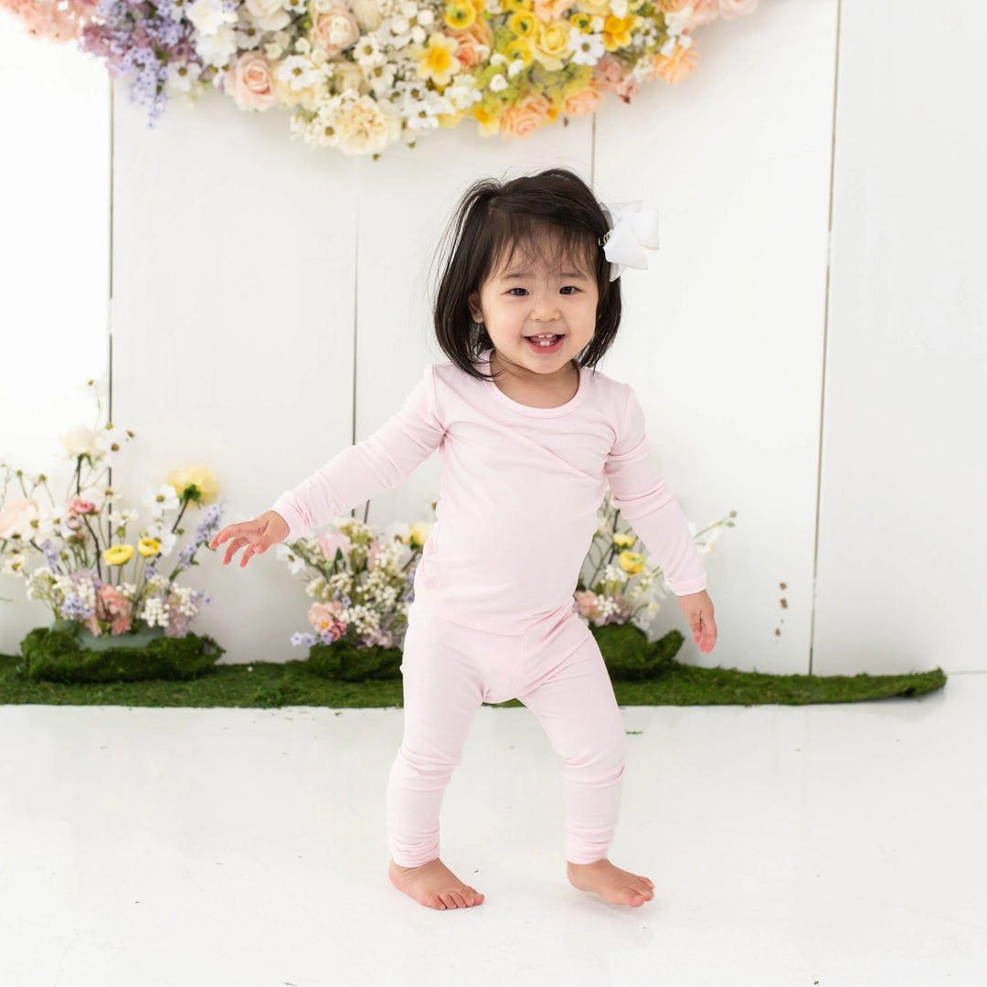 Kyte BABY Long Sleeve Toddler Pajama Set Crepe 3 Toddler