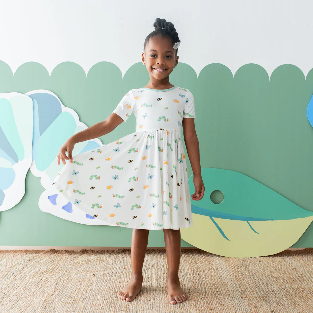 Kyte Baby Twirl Dress - The Very Hungry Caterpillar Kyte Baby Twirl Dress - The Very Hungry Caterpillar