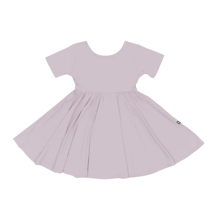 Kyte Baby Short Sleeve Twirl Dress - Wisteria