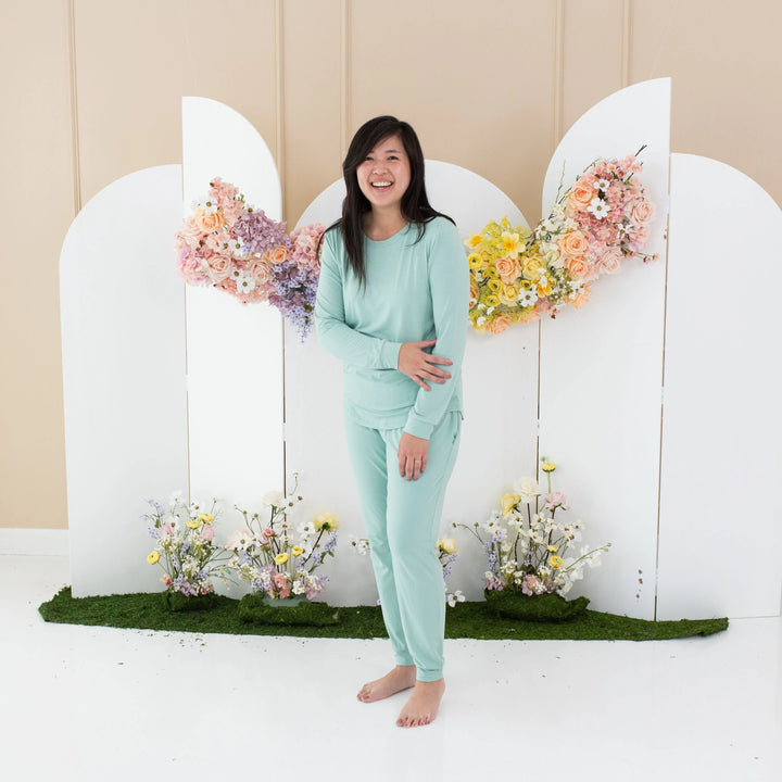 Jogger pj set womens outlet