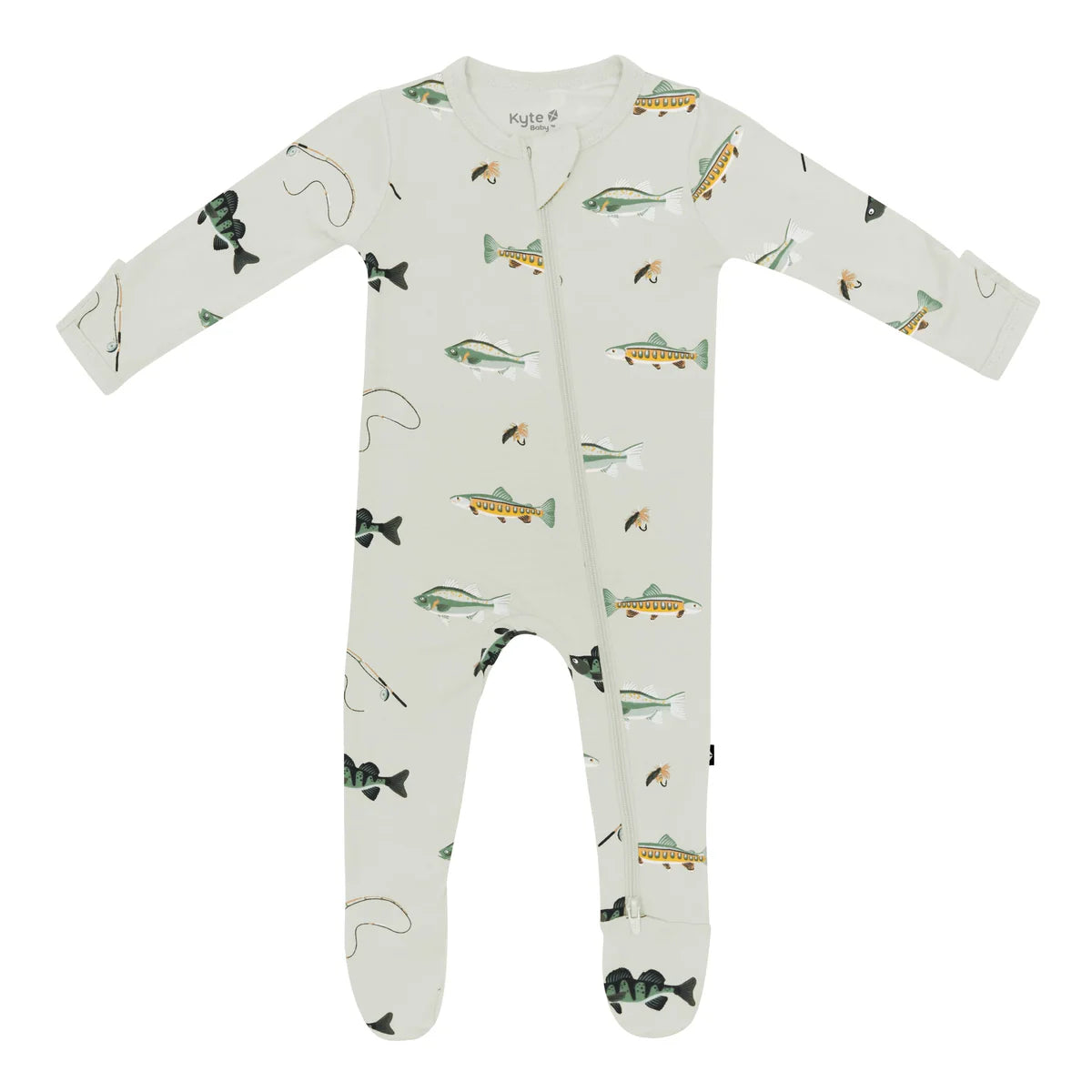 Kyte Baby Zippered Footie - Fishing Kyte Baby Zippered Footie - Fishing