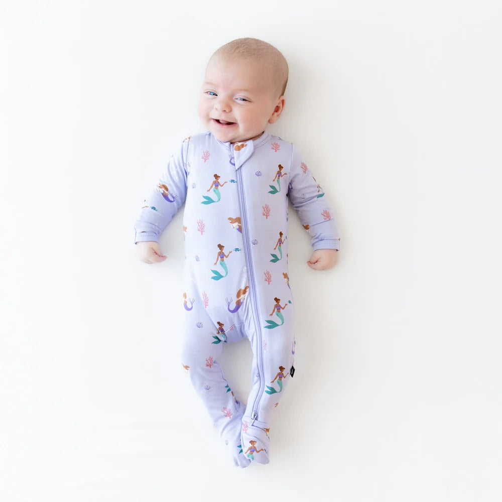 Kyte Baby Zippered Footie - Mermaid Kyte Baby Zippered Footie - Mermaid