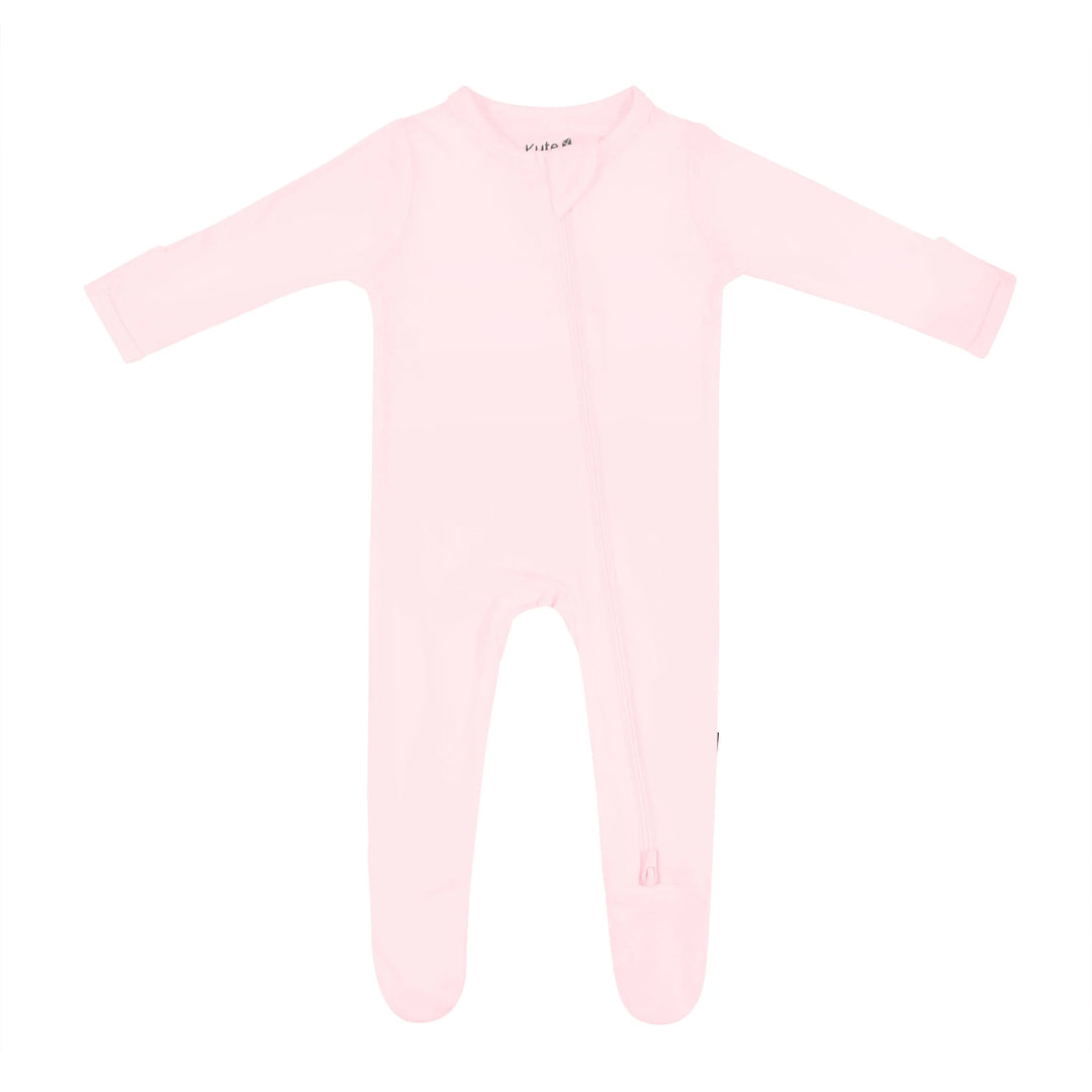 Kyte Baby Zippered Footie - Sakura Kyte Baby Zippered Footie - Sakura