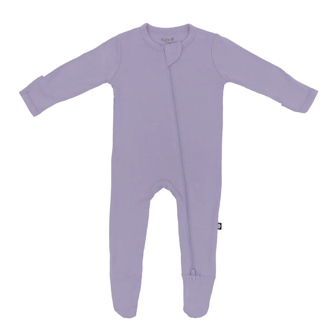 Kyte Baby Zippered Footie - Taro