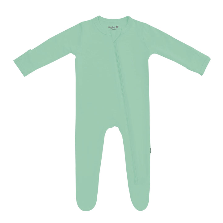 Kyte Baby Zippered Footie - Wasabi Rainbow Kyte Baby Zippered Footie - Wasabi Rainbow