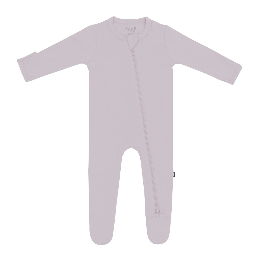 Kyte Baby Zippered Footie - Wisteria Kyte Baby Zippered Footie - Wisteria